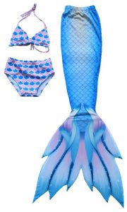 Dodger Blue Swimmable Mermaid Tail