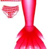 Torch Red Swimmable Mermaid Tail