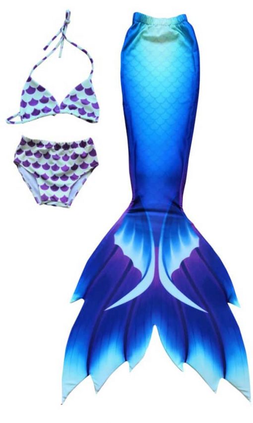 Egyptian Blue Swimmable Mermaid Tail