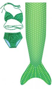Medium Sea Green Swimmable Mermaid Tail