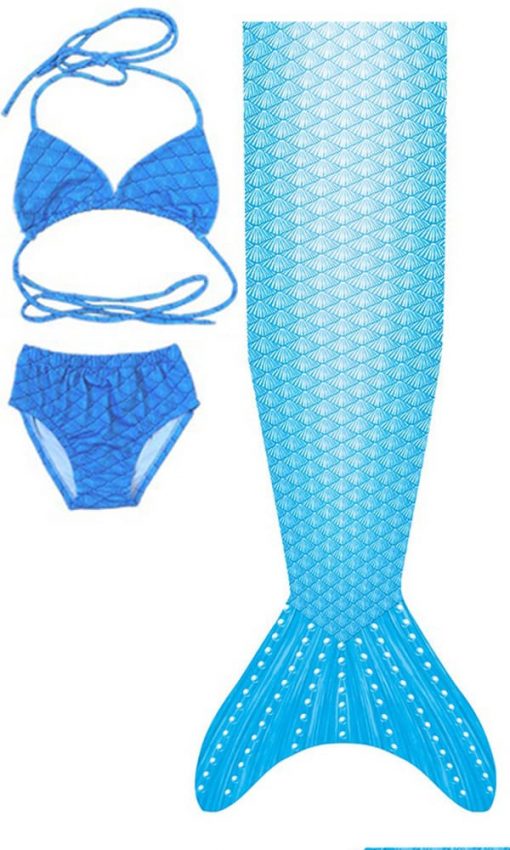 Turquoise Blue Mermaid Tail