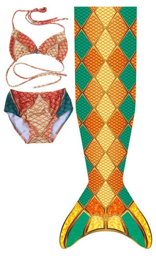 Elf Green & Portica Mermaid Tail